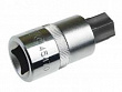 JTC Головка с насадкой TORX с отверстием 1/2" х T70H, длина 55 мм 