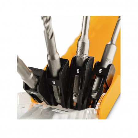 RUNTEC Набор буров по бетону SDS-Plus 2 Cutter 5, 6, 8, 10 x 160 мм, 4 предмета
