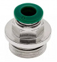 GARWIN PRO Фитинг цанговый М3/8" 6 мм, с уплотнением, пластм. корпус