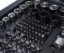 JTC Набор инструментов 216 предметов слесарно-монтажный 1/4",3/8",1/2" 6-ти гранных в кейсе 