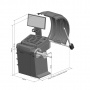 SIVIK Балансировочный станок GALAXY СБМП-60/3D Красный RAL3020