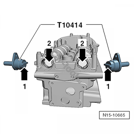 CAR-TOOL Набор для установки ГРМ VW TSI