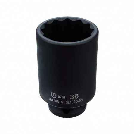 GARWIN INDUSTRIAL Головка торцевая ударная глубокая 1/2" 12 гр. 36 мм