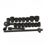 GARWIN PRO Набор ударных головок дюймовых 3/4", 56 мм, 20 пр., 3/4" — 2"