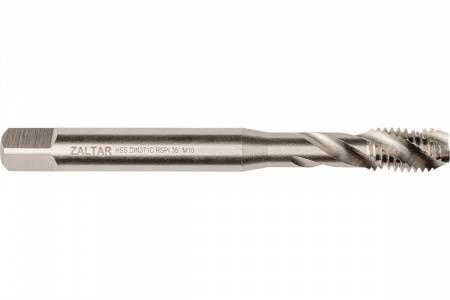 ZALTAR Метчик машинный HSS, DIN 371, 35° RSP, M10 x 1.5