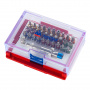 МАСТАК Набор вставок (бит) 1/4", TORX, HEX, PZ, PH, SLOT, 32 предмета