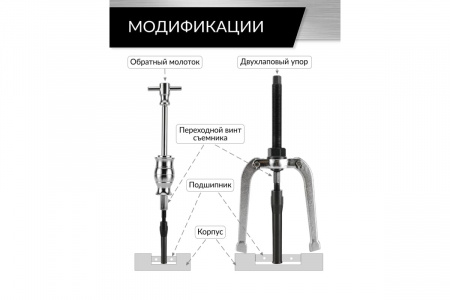 CAR-TOOL Цанговый съемник подшипников