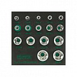 TOPTUL Набор головок 16пр. 1/4", 3/8", 1/2" DR. Torx Plus 5 гр. в ложементе EVA 