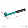 KRAFTOOL Dead Blow Vолоток безынерционный 40 мм, 680 г