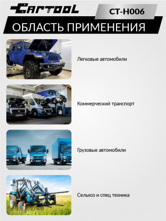 CAR-TOOL Набор для проверки радиатора, для обнаружения возможных утечек