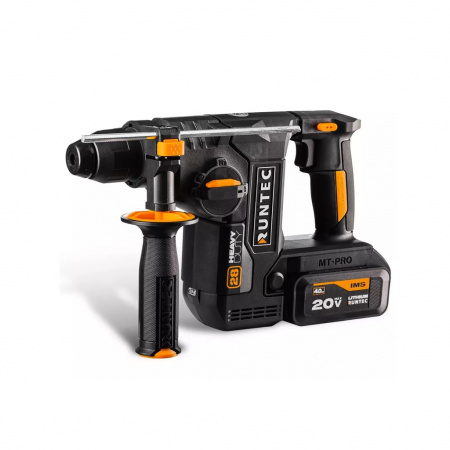 RUNTEC PRO Перфоратор аккумуляторный 2.9 Дж, 20 В, 2*4 Ач, 850 Вт