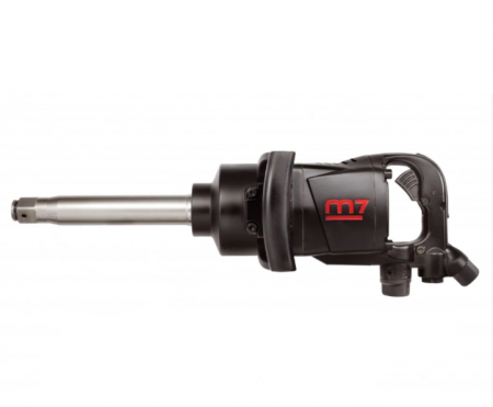 MIGHTY SEVEN Гайковерт пневматический ударный 1", 2441 Нм, удлиненный PNC-8343-8