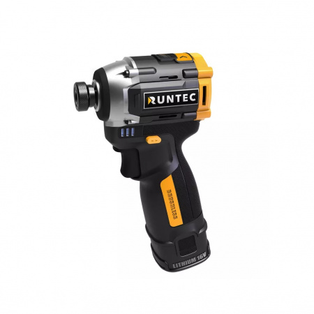 RUNTEC PRO Винтоверт ударный аккумуляторный 1/4", 16 В, 150 Нм, 3200 об/мин, 3800 уд/мин, 2*2Ач