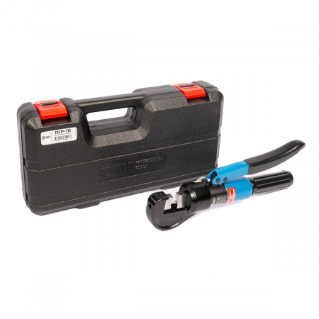 КВТ ПГР-70 Гидравлический ручной пресс, 4–70 мм2, кейс