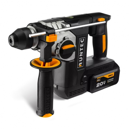 RUNTEC PRO Перфоратор аккумуляторный 2.3Дж, 20В, 2*4Ач, 750Вт
