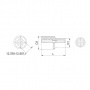 Thorvik Головка торцевая 3/8" DR, 6 мм