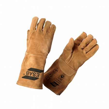 ESAB Краги пятипалые спилковые ESAB TIG SOFT без подкладки р-р 9