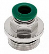 GARWIN PRO Фитинг цанговый М3/8" 6 мм, с уплотнением, пластм. корпус