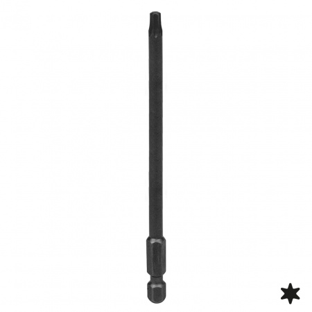 KING TONY Вставка (бита) торцевая 1/4", Torx, Т25, L = 110 мм, для шуруповерта 