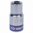 KING TONY Головка торцевая TORX Е-стандарт 1/4", E8, L = 24 мм 