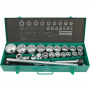 GARWIN PRO Набор торцевых головок дюймовых 3/4" 12 гр., 3/4"- 2", 23 предметов