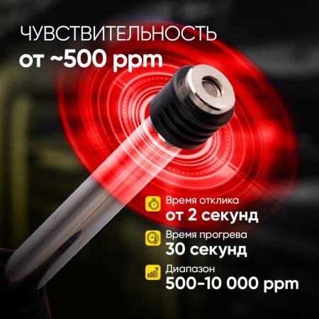 ICARTOOL Газоанализатор цифровой на аккумуляторе IC-M101Z