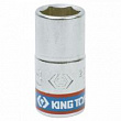 KING TONY Головка торцевая стандартная шестигранная 1/4", 8 мм