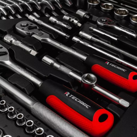 RUNTEC TECHNIC Набор ручных инструментов 142 предмета 1/2", 3/8", 1/4"