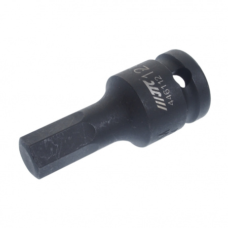 JTC Головка ударная HEX 1/2"H-12, диаметр 25, L=60мм 