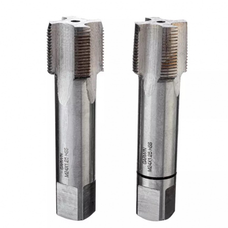 GARWIN INDUSTRIAL Метчики ручные Mf24x1.25, DIN 2181, HSS, 6H, комплект из 2 штук