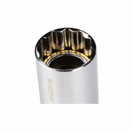 GARWIN PRO Головка торцевая глубокая шарнирная свечная, 3/8", 12-гранная, 16 мм