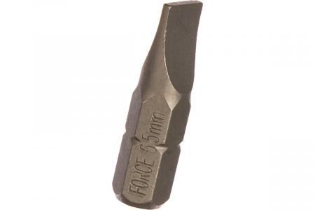 FORCE Вставка шлицевая 1,2х6.5 L=25 мм 1/4"