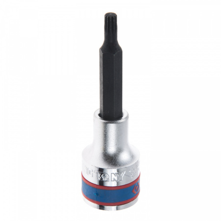 KING TONY Насадка (бита) торцевая 1/2", SPLINE, M05, L = 80 мм